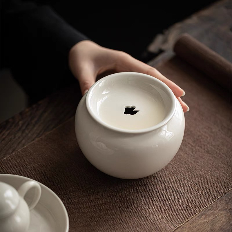 【三柒陶坊】草木灰 祥云建水大号 600cc 