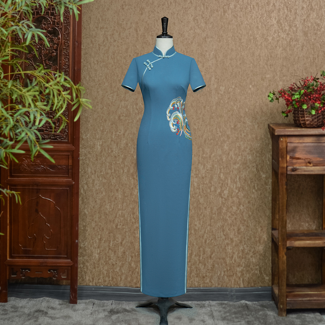 【李燕老师专属】若颜走秀气质高端连衣裙日常