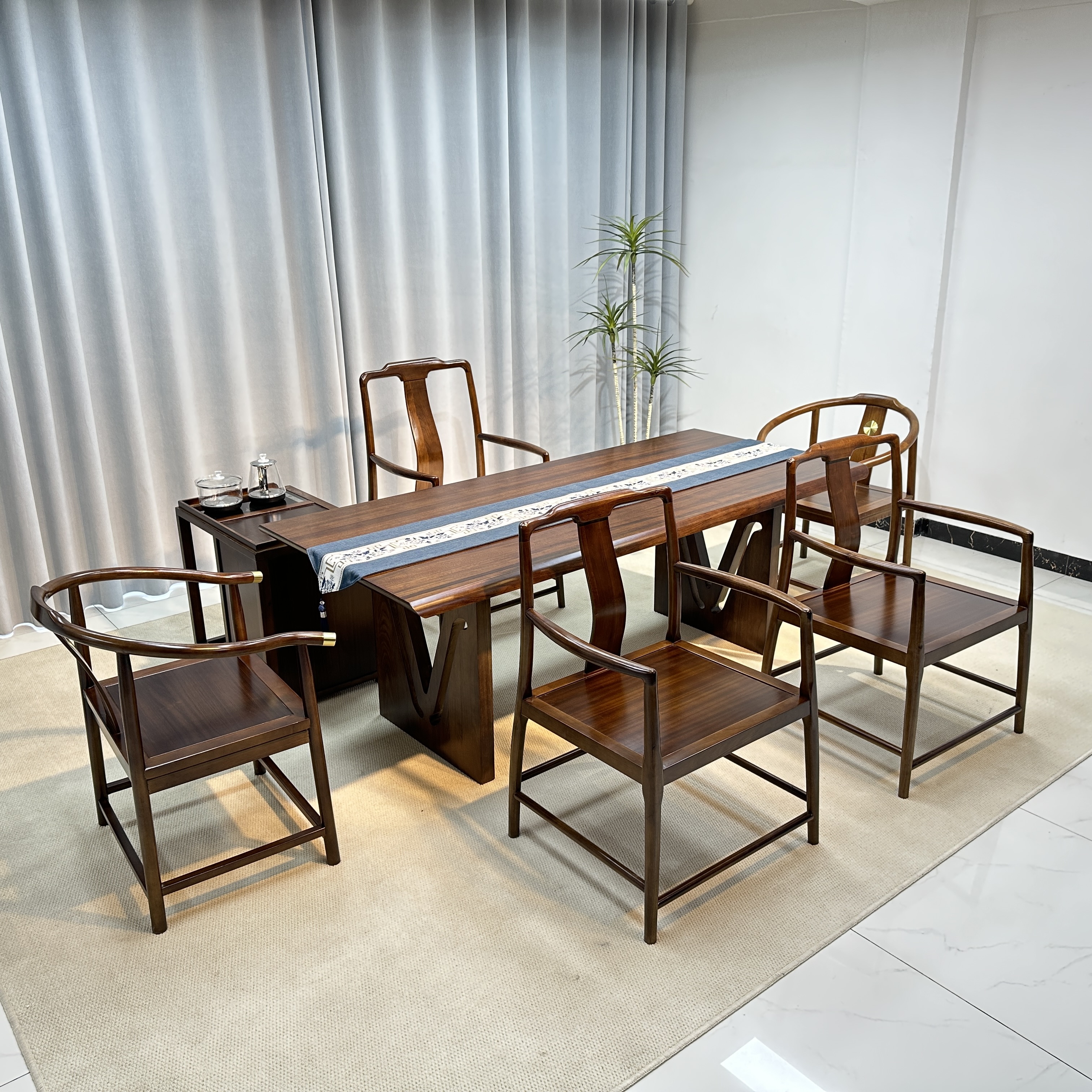 【定制链接】乌金木大板云书茶桌直播间专属协议下单