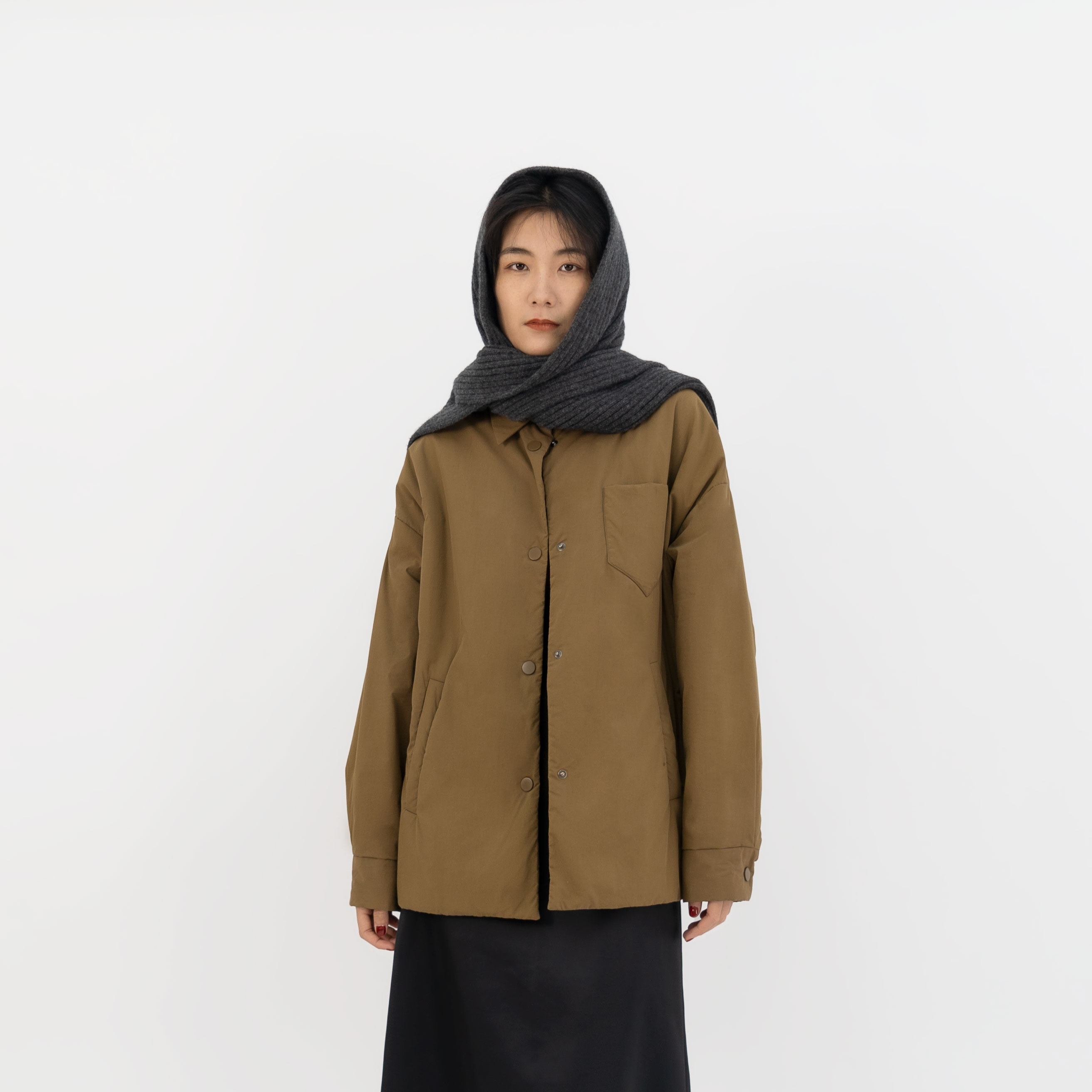 浪清/女装推荐 安德列艺术穿搭秋冬棉服