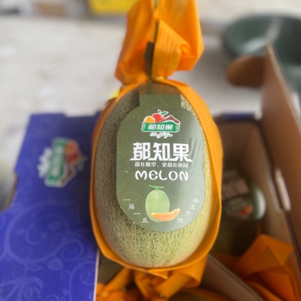 「都知果」哈密瓜脆甜可口（原件4颗）（约13斤）