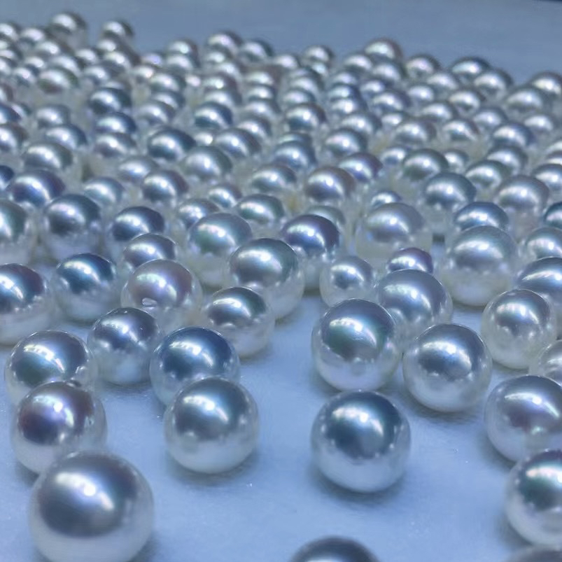 【裸珠定制】天然海水珍珠澳白裸珠直播间选珠