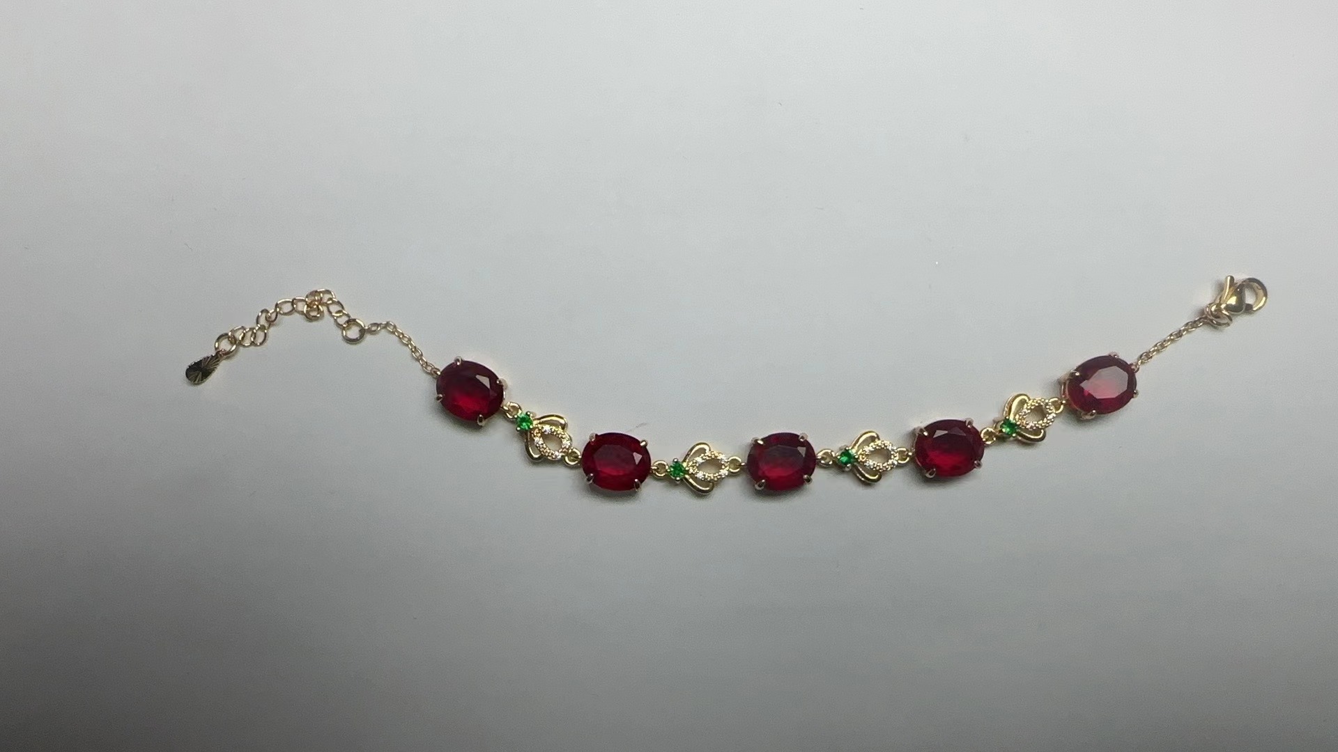 【斯里兰卡的品味】x101红宝石手链