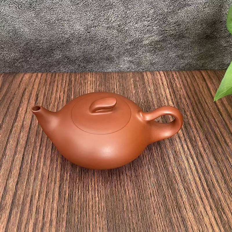 丹凤朝阳潮州本地全手工手拉坯手拉壶茶壶朱泥壶纯手工制作