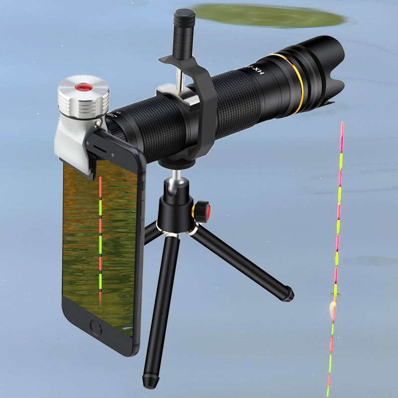 高清专业手机钓鱼看漂直播望远镜变倍变焦全屏夜钓神器观靶看熊猫