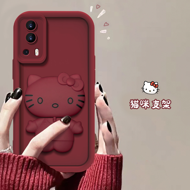 vivo IQOOZ3手机壳猫猫支架款网红爆款天眼硅胶全包防摔可爱女款