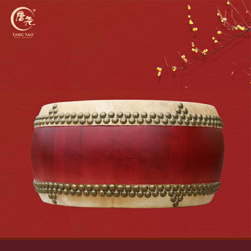 40cm扁鼓（无鼓架）/民族鼓/锣鼓/民族乐器/打击乐器/牛皮鼓/鼓