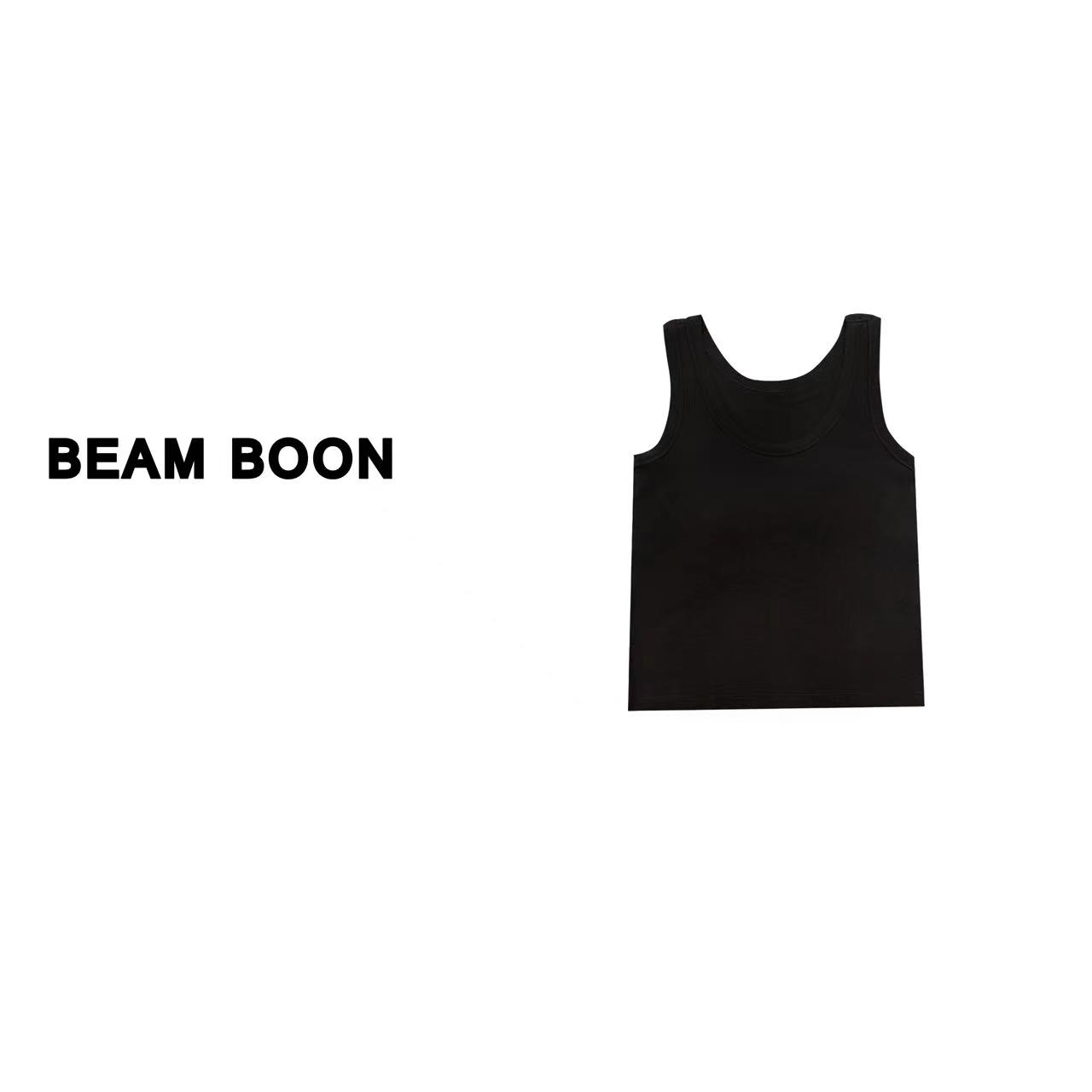 Beam Boon | 人手N件！简约修身显瘦固定杯内搭带胸垫背心