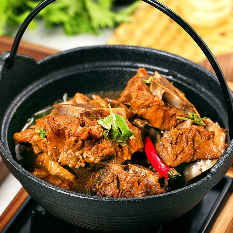 李先生老北京味羊蝎子酱香入味方便加热即食羊肉美食1kg*2袋LQ