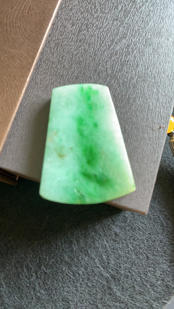 #143 天然翡翠A货无事牌吊牌吊坠挂件-精美平安无事