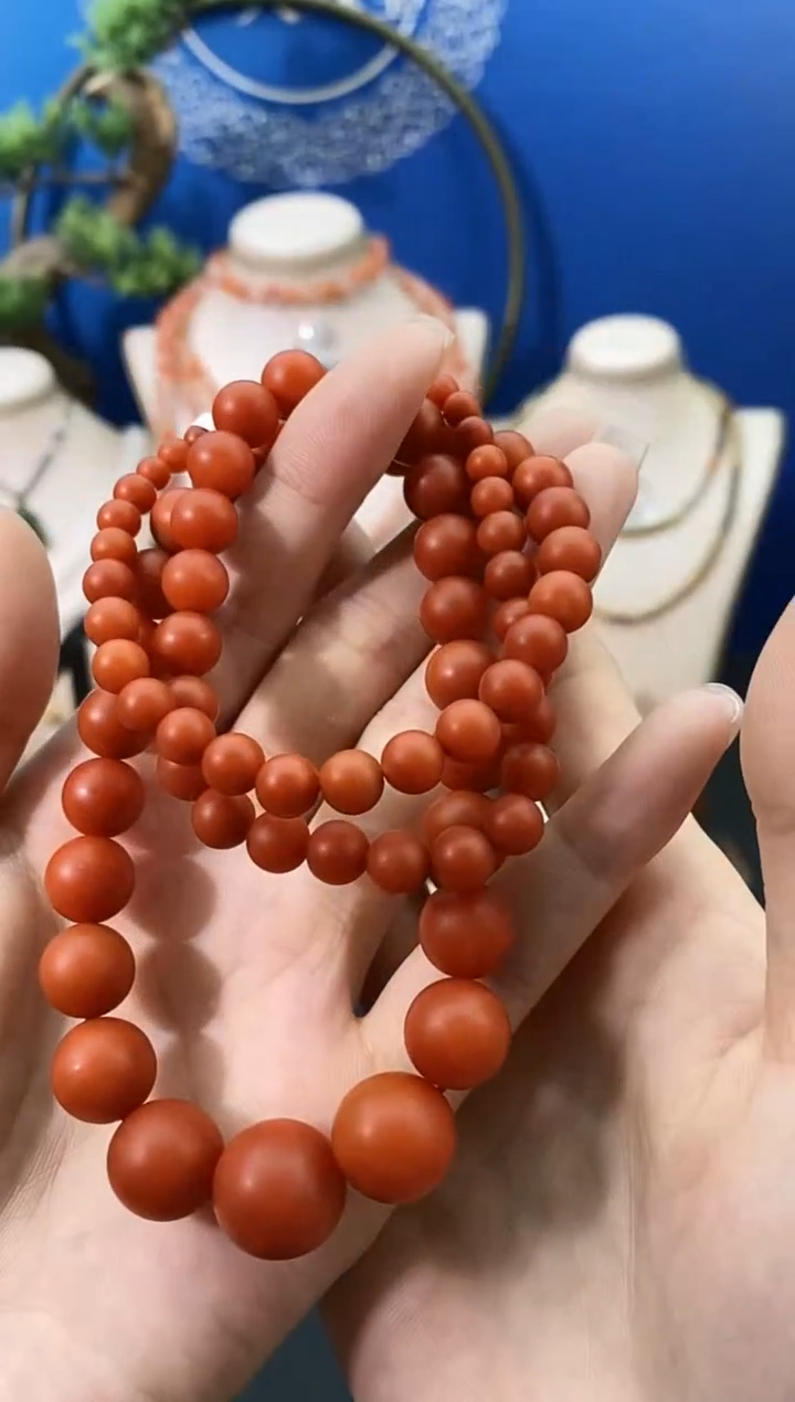 【闪购商品】南红玛瑙颈饰未镶嵌Y21547-南红塔链