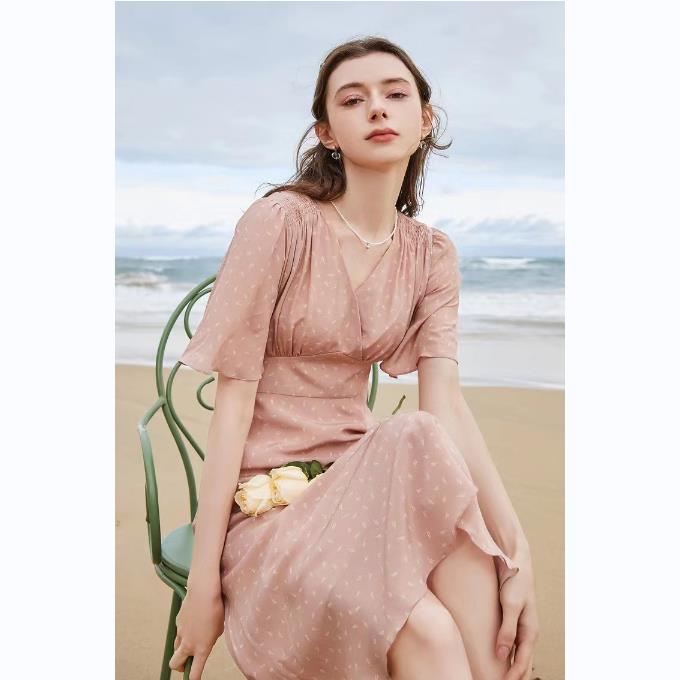 【编码401-450】对应衣架编码去拍,气质日常设计感设计师收腰连衣