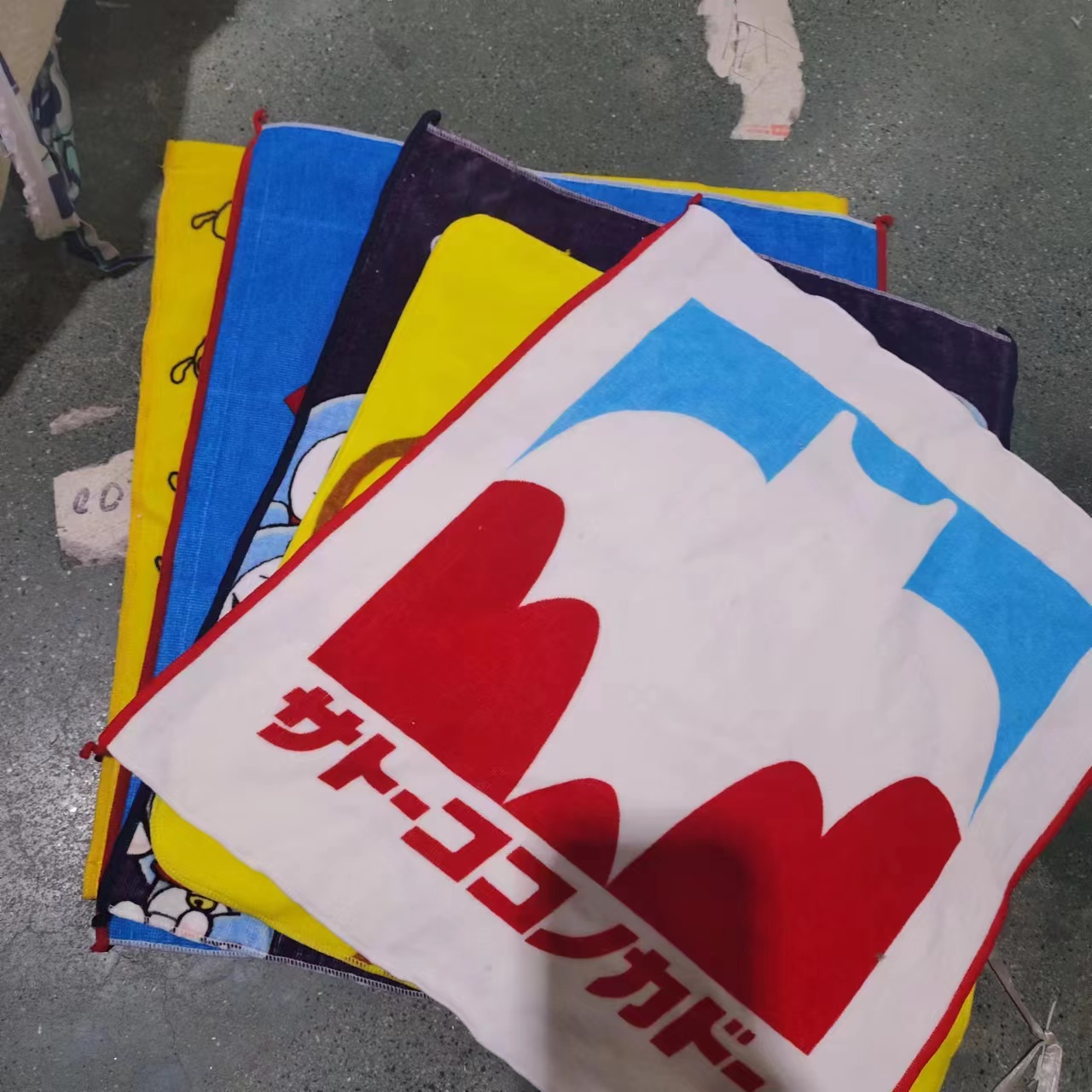 20*20起多色多款棉方巾小毛巾 发52片 纯色花色不分花色会有重复