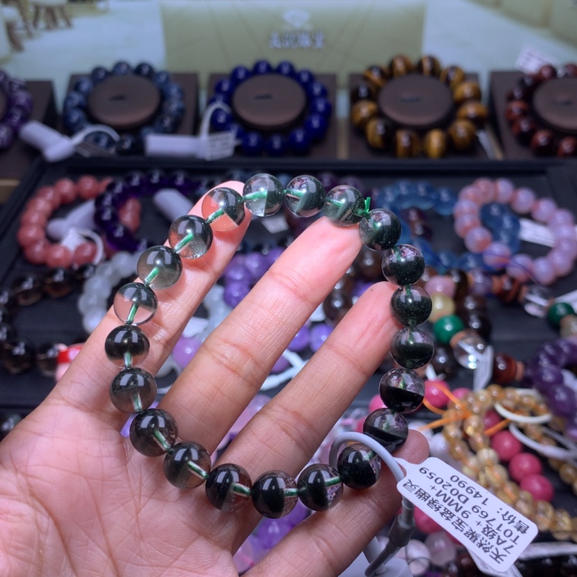 【闪购商品】水晶手串未镶嵌身***！绿幽灵9