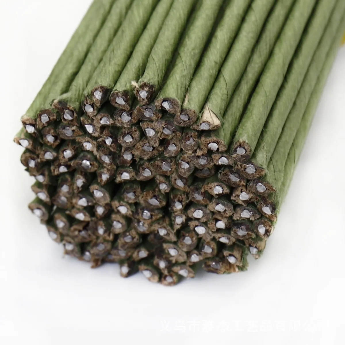 5号纸包花杆大桌摆主花杆铁丝DIY仿真手工丝袜花丝网花材料