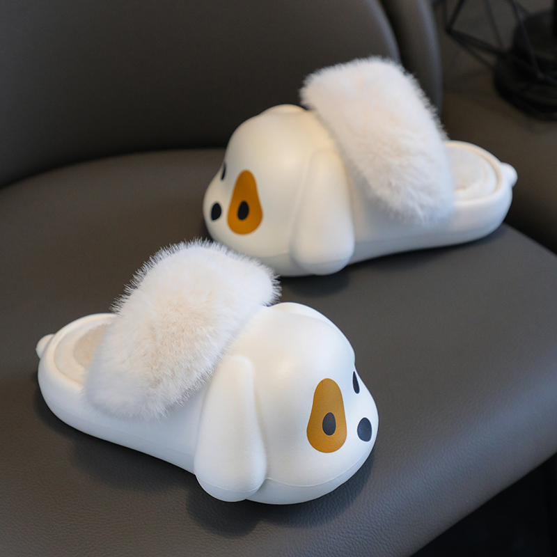 【小扬哥推荐】冬季儿童棉拖鞋卡通可爱保暖软底可拆男女童毛拖鞋