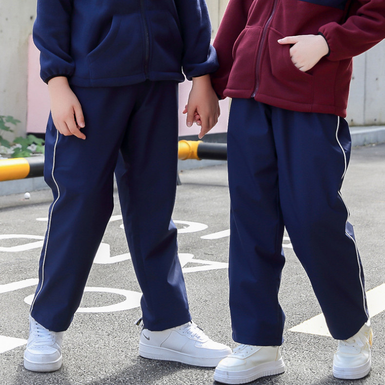 【小扬哥甄选】儿童冲锋裤男女秋冬校裤户外加绒加厚防风防水保暖