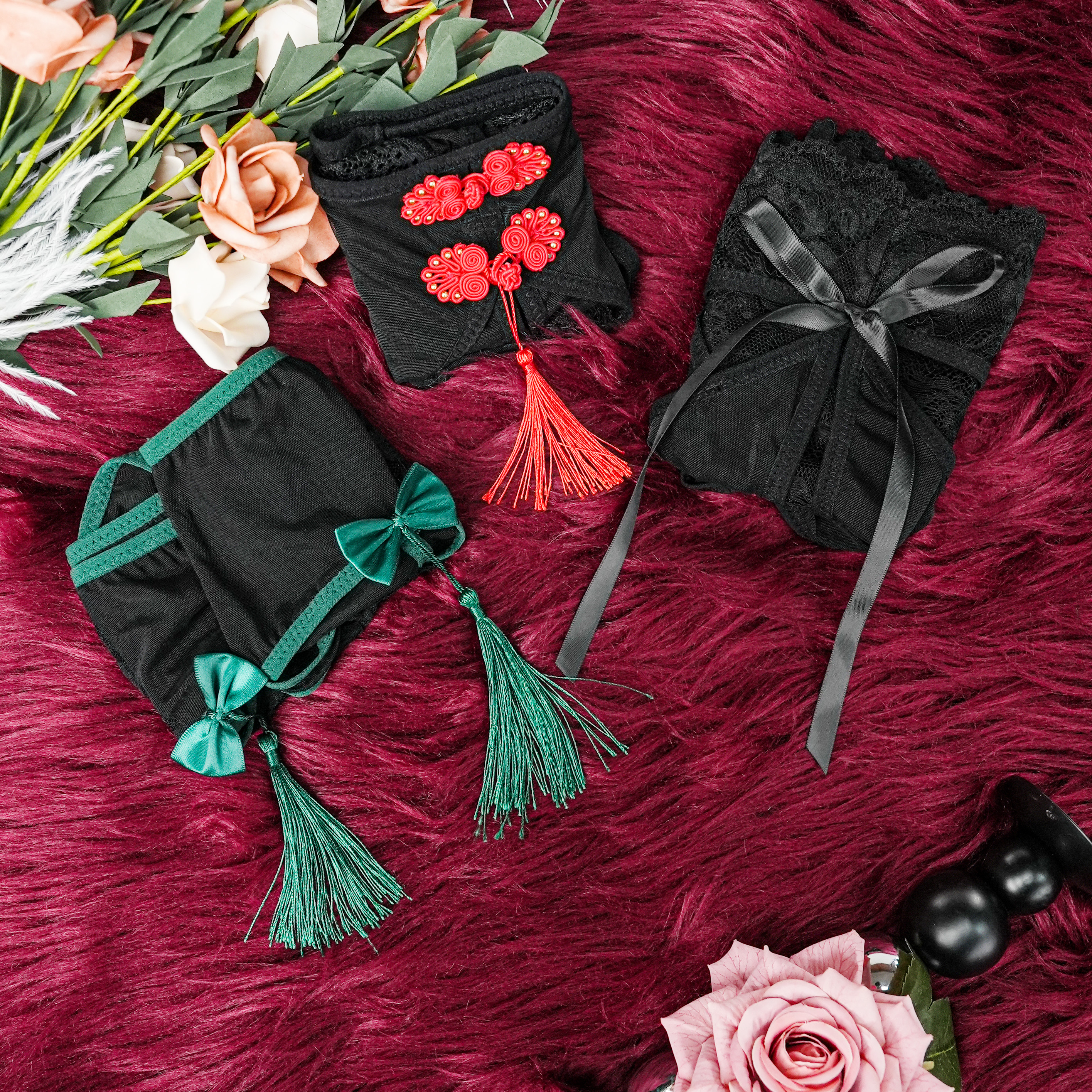 情人节【100-220斤】女士性感大码蕾丝内裤 镂空透气爆款  A31