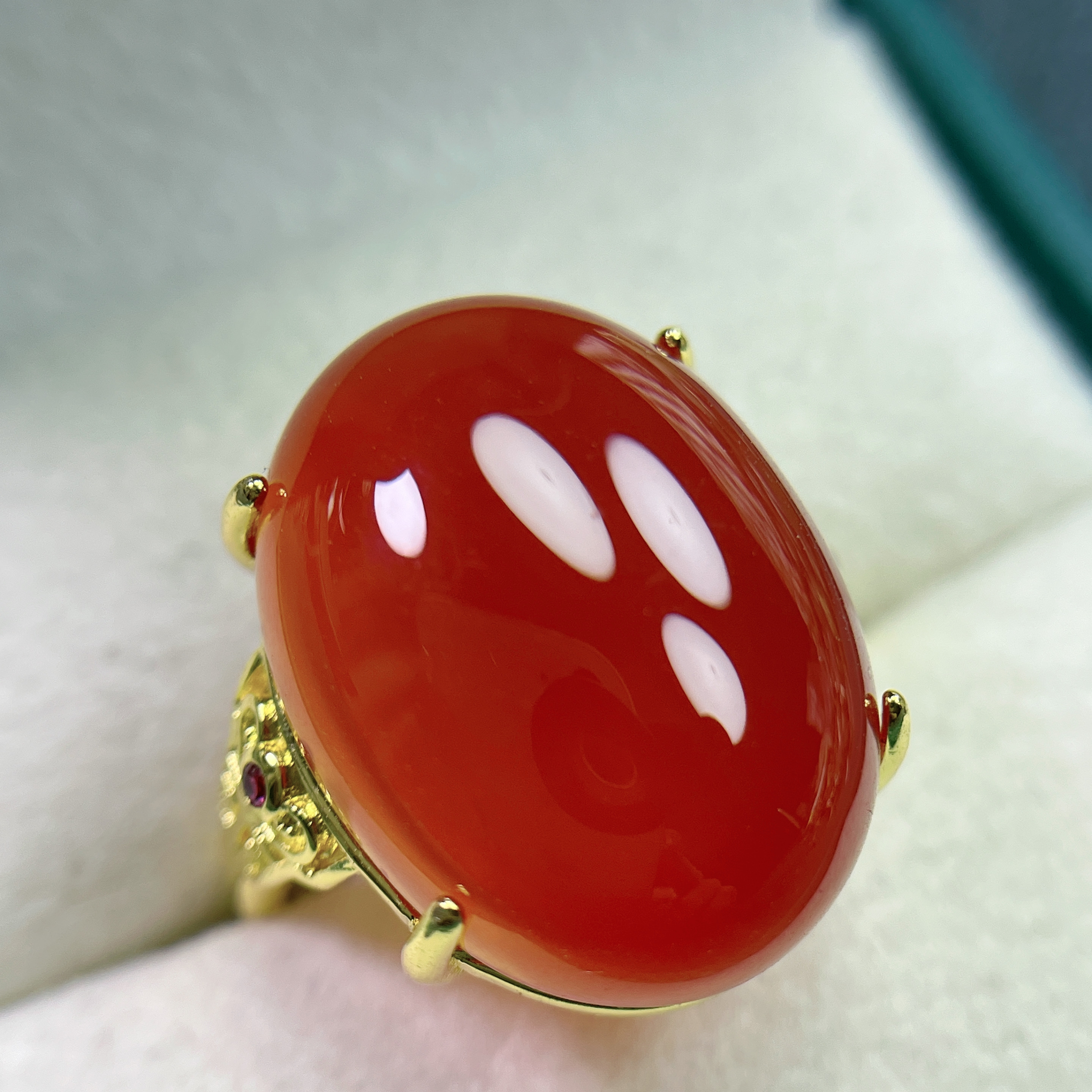 满肉满色冰红牛血红超大号鸽子蛋15✖️20