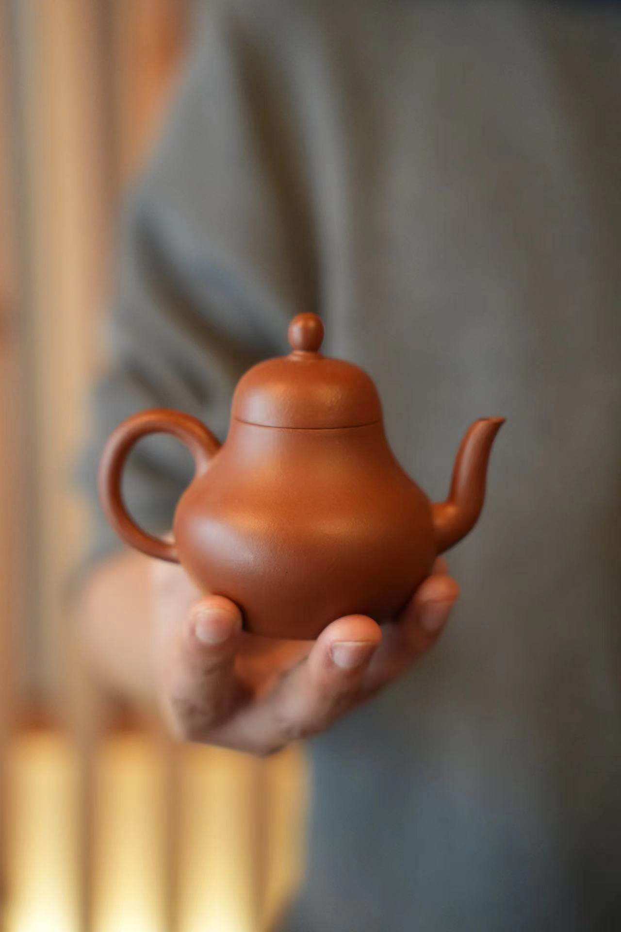思婷壶，黄龙山红泥，40目，150cc，徐勤全手工制作泥壶紫砂壶纯手工