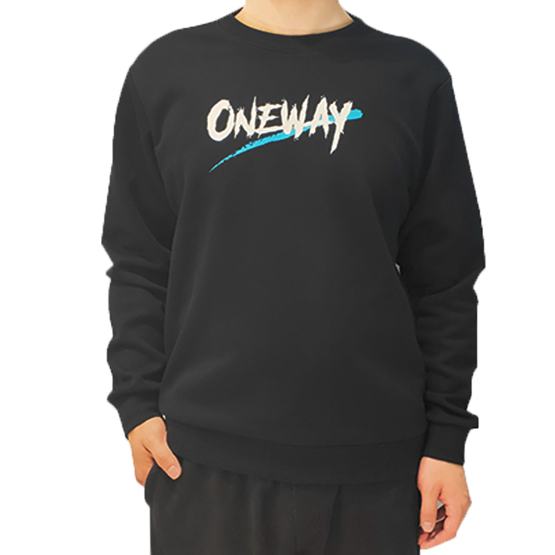 361°秋季情侣款套头抓绒卫衣运动休闲宽松长袖圆领印花时尚百搭