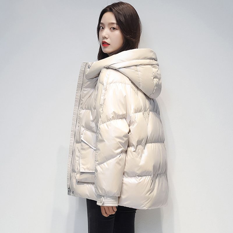 波司澄波司豋短款羽绒衣女2023新款爆款冬季亮面时尚洋气小个子女
