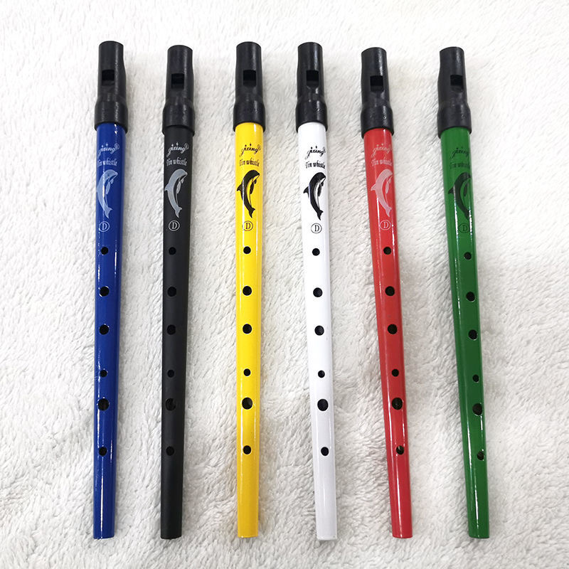 爱尔兰哨笛锡笛金属带皮革包