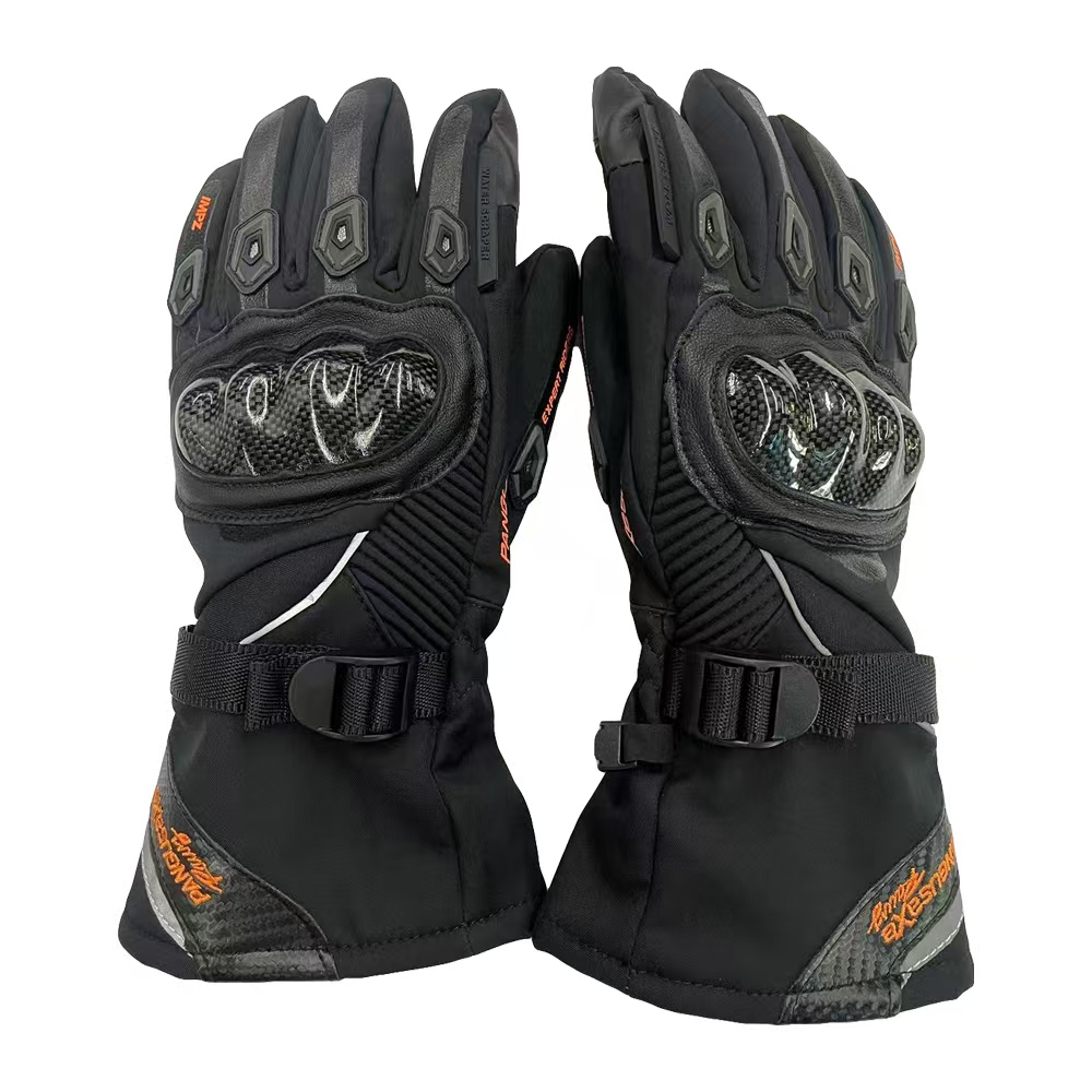 【断码清仓】秋冬轻质加绒防水骑士手套男摩托车骑行摩旅保暖长腕