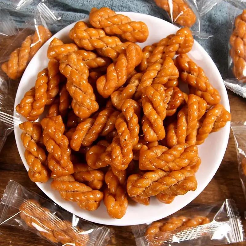 【超值】香酥手工小麻花独立包装酥脆网红零食休闲小吃一整箱批发