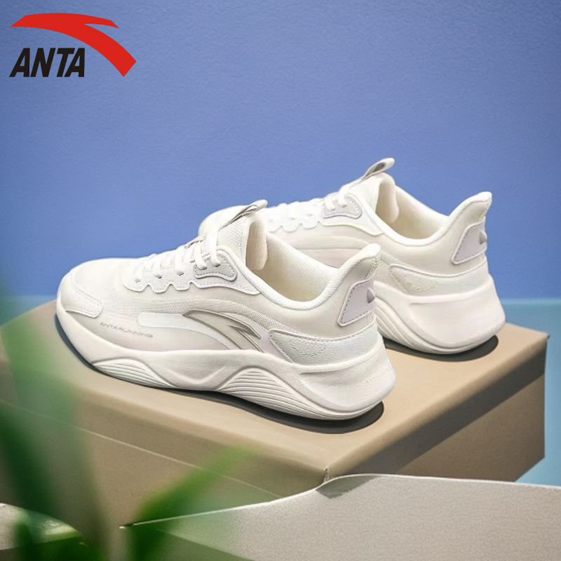 安踏女鞋凌云跑步鞋子女款秋冬季训练鞋百搭旅游鞋网面透气运动鞋