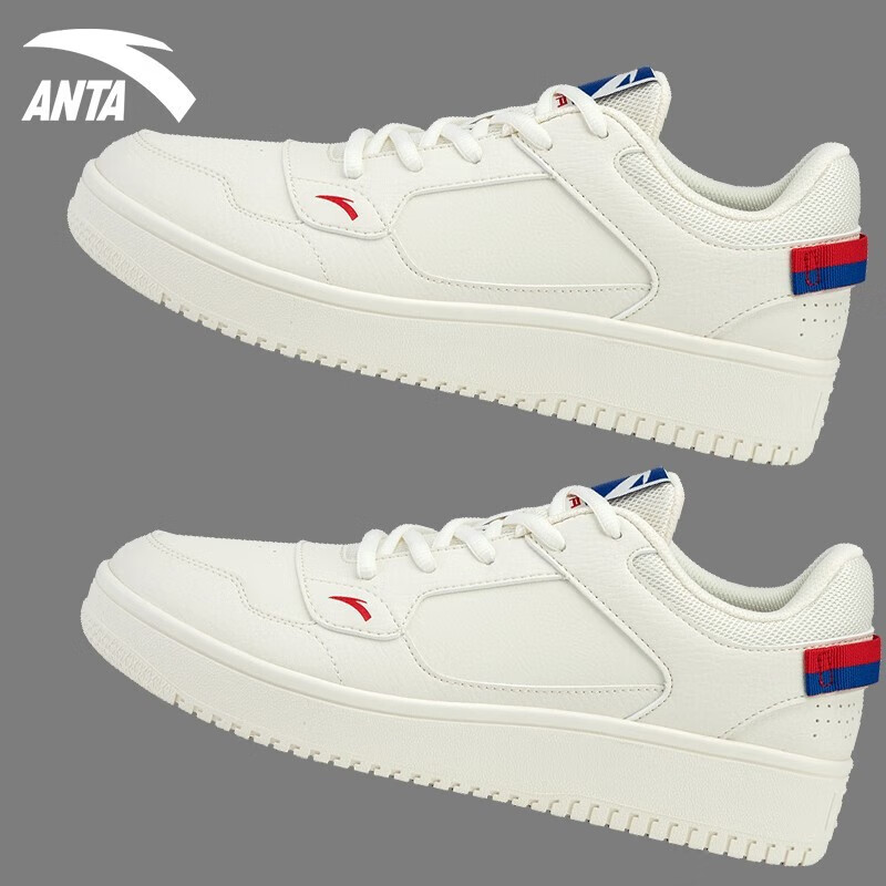 安踏男鞋板鞋子男款秋冬低帮小白鞋男生运动鞋上班鞋子品质休闲鞋