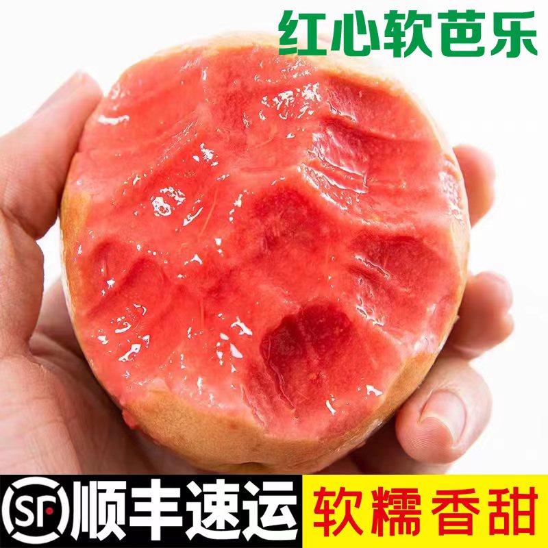 【放软吃】红心软芭乐老树白心红心番石榴香甜低糖农家种植采摘水果
