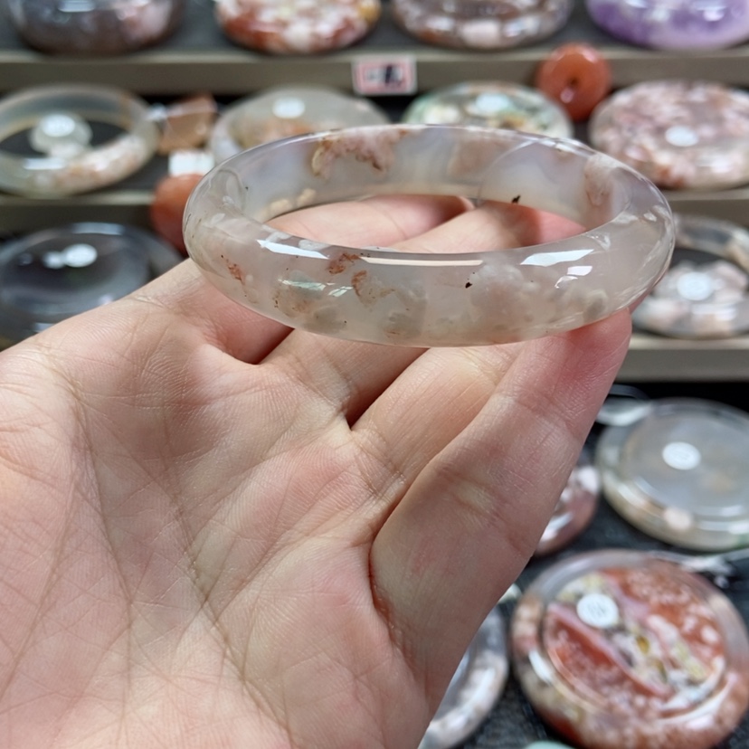 【闪购商品】玛瑙/玉髓手镯未镶嵌309 54
