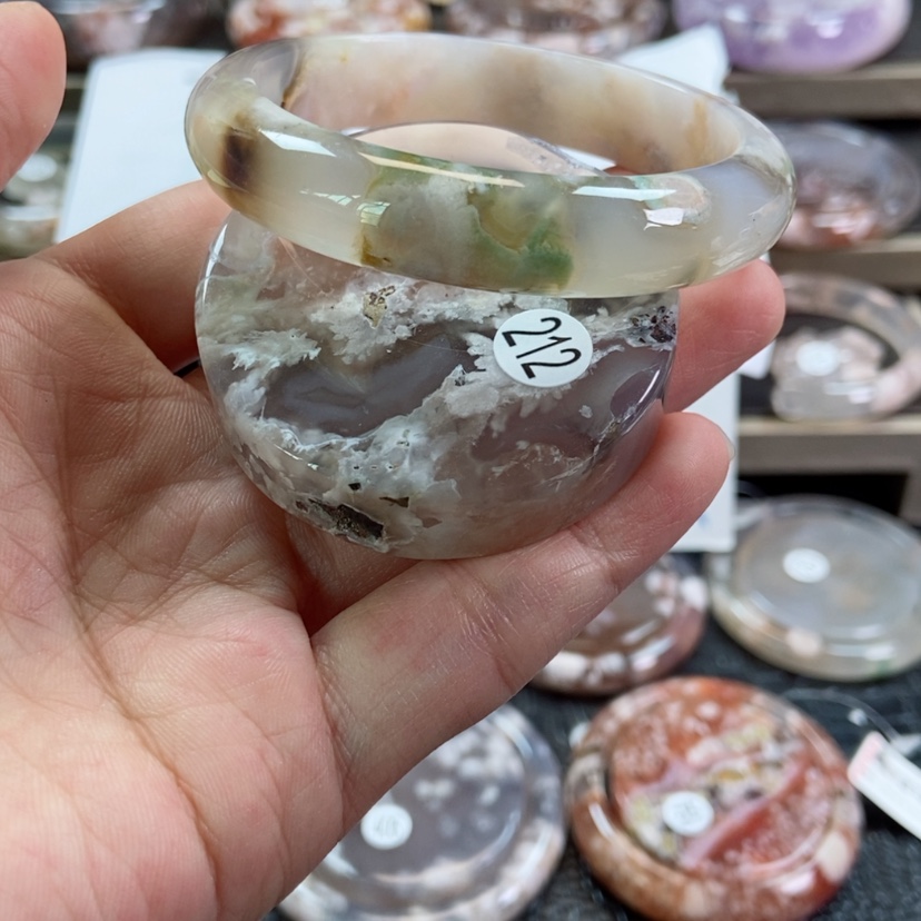 【闪购商品】玛瑙/玉髓手镯未镶嵌212 54
