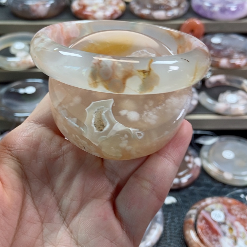 【闪购商品】玛瑙/玉髓手镯未镶嵌455 62