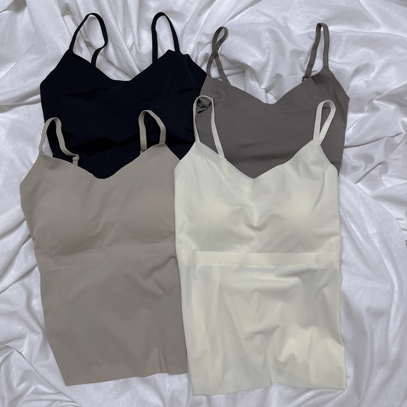 6617女士吊带背心打底运动白色瑜伽时尚百搭美背夏季女士吊带背心