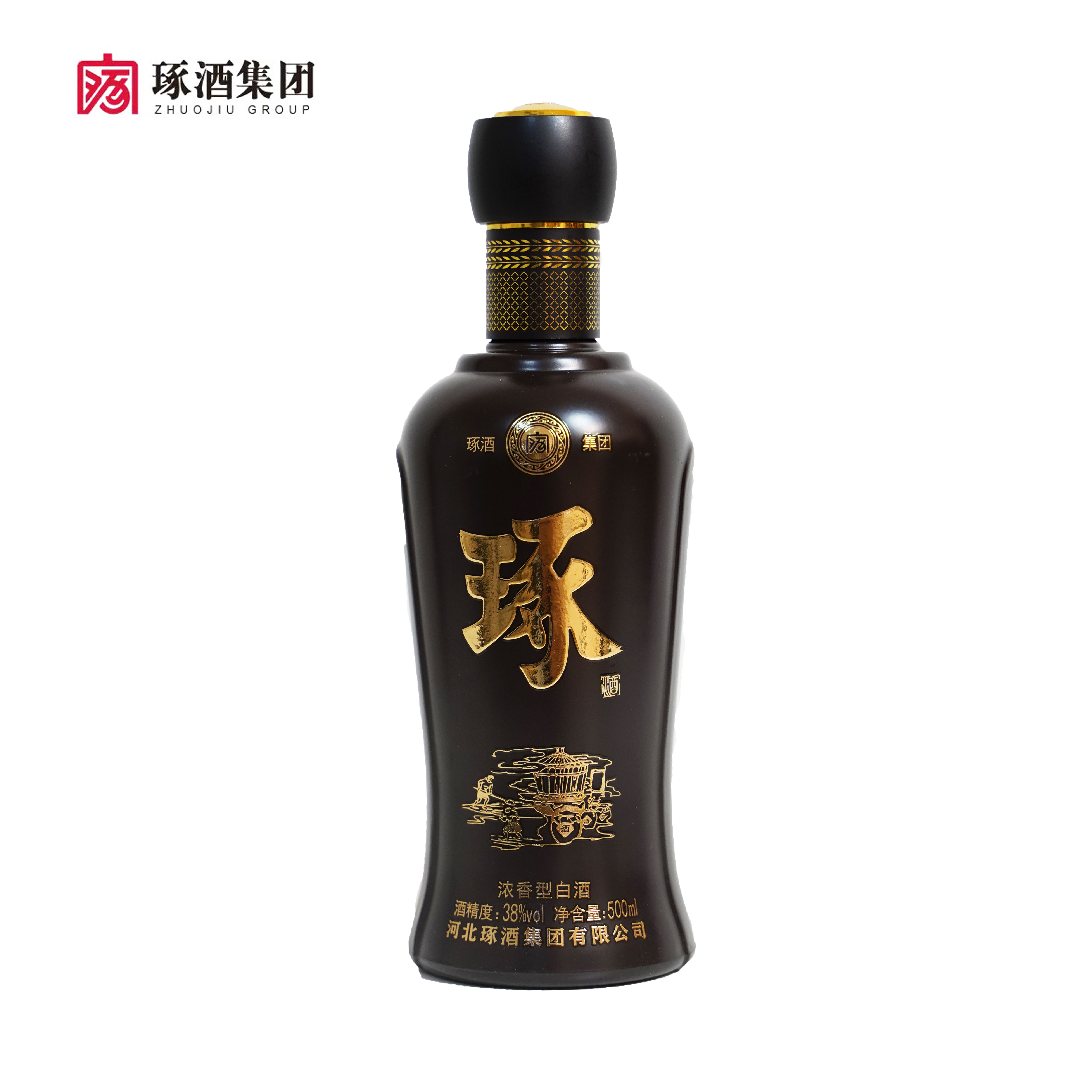 琢酒 欢琢  浓香型  38度500ML*6 整箱装白酒