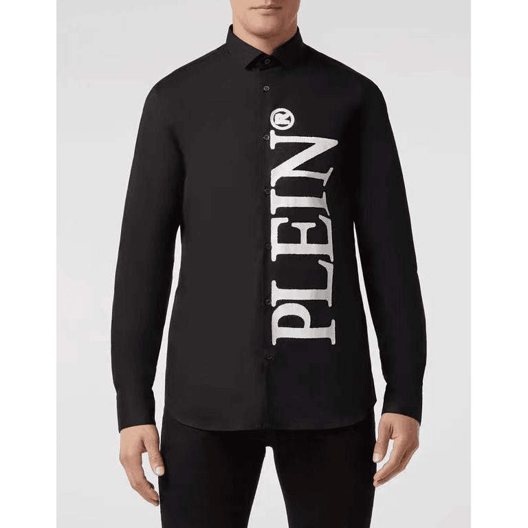 未使用 Philipp Plein pp/男士大logo 休闲时尚衬衫/P5030