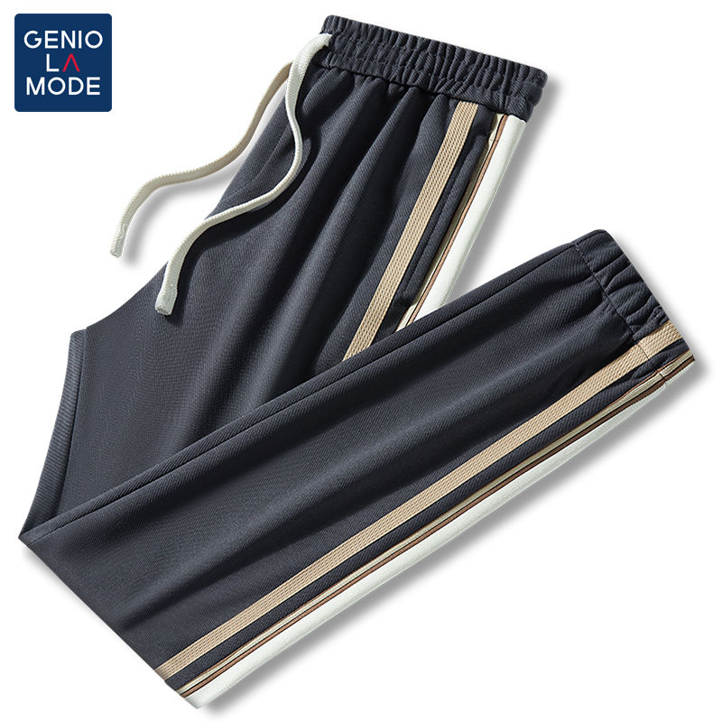 GENIO LAMODE休闲裤男夏季轻薄舒适透气运动宽松显瘦束脚裤男百搭