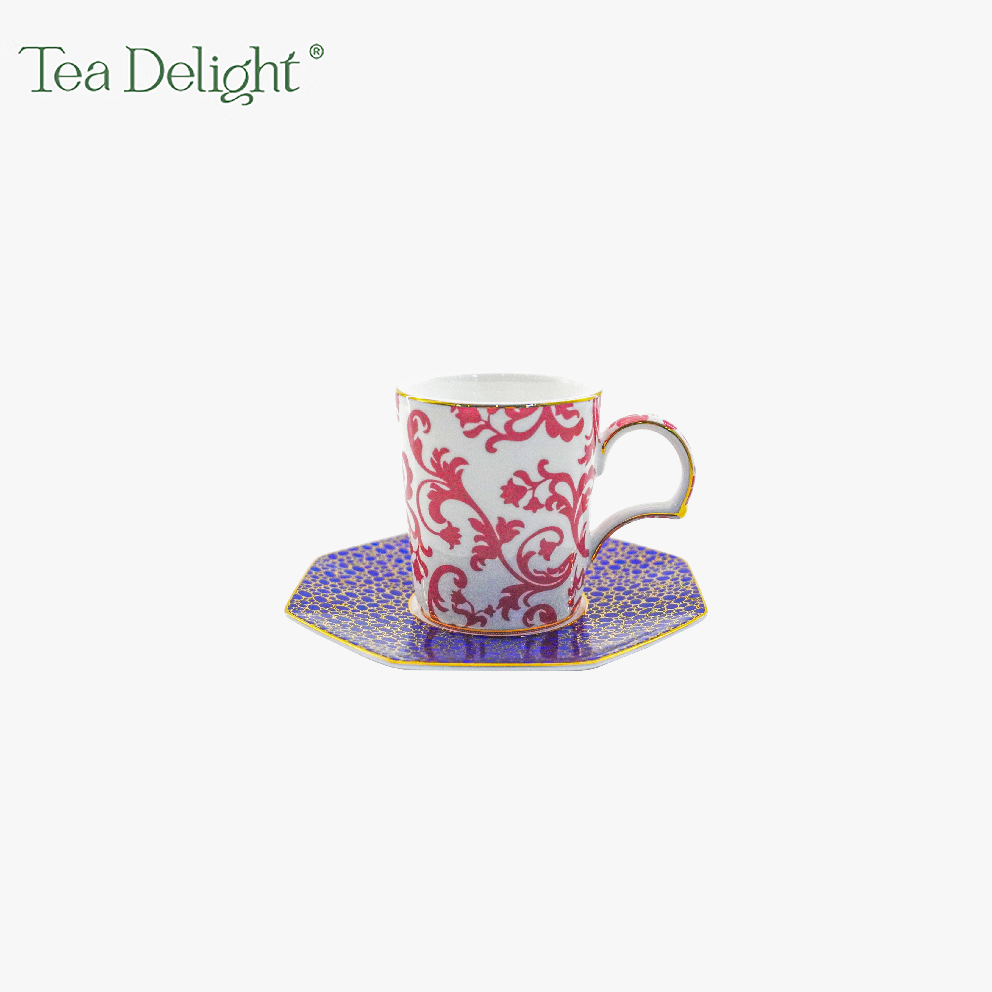 茶欢Tea Delight 巴洛克 骨瓷咖啡杯水杯情侣杯陶瓷咖啡小杯碟