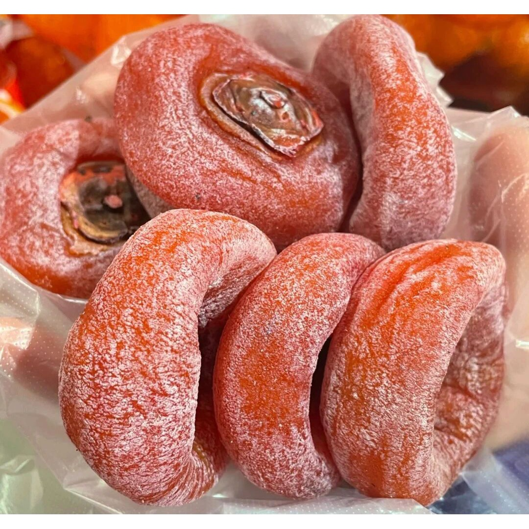 【柿饼】手工晾晒流心柿子饼圆柿饼半干柿饼广西恭城柿饼传统美味