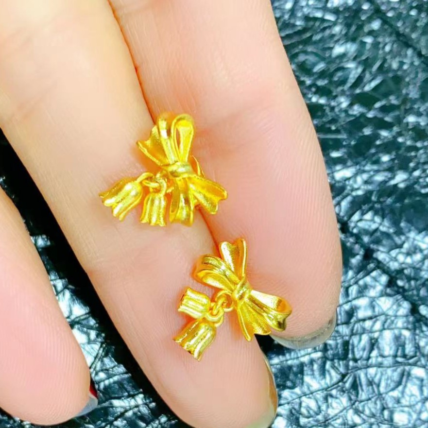 铜合金耳饰 铃兰耳钉 女款时尚