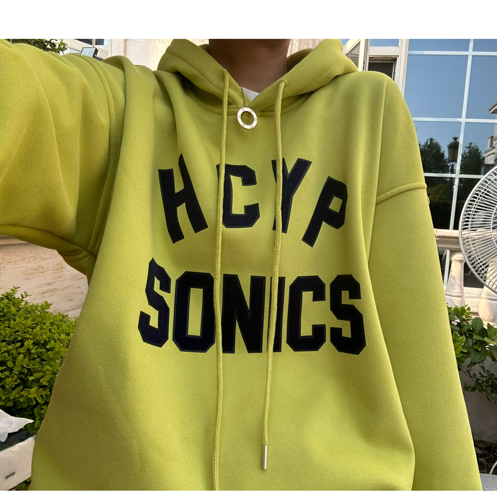 【慧美家】秋季新款减龄字母印花连帽加厚卫衣30028