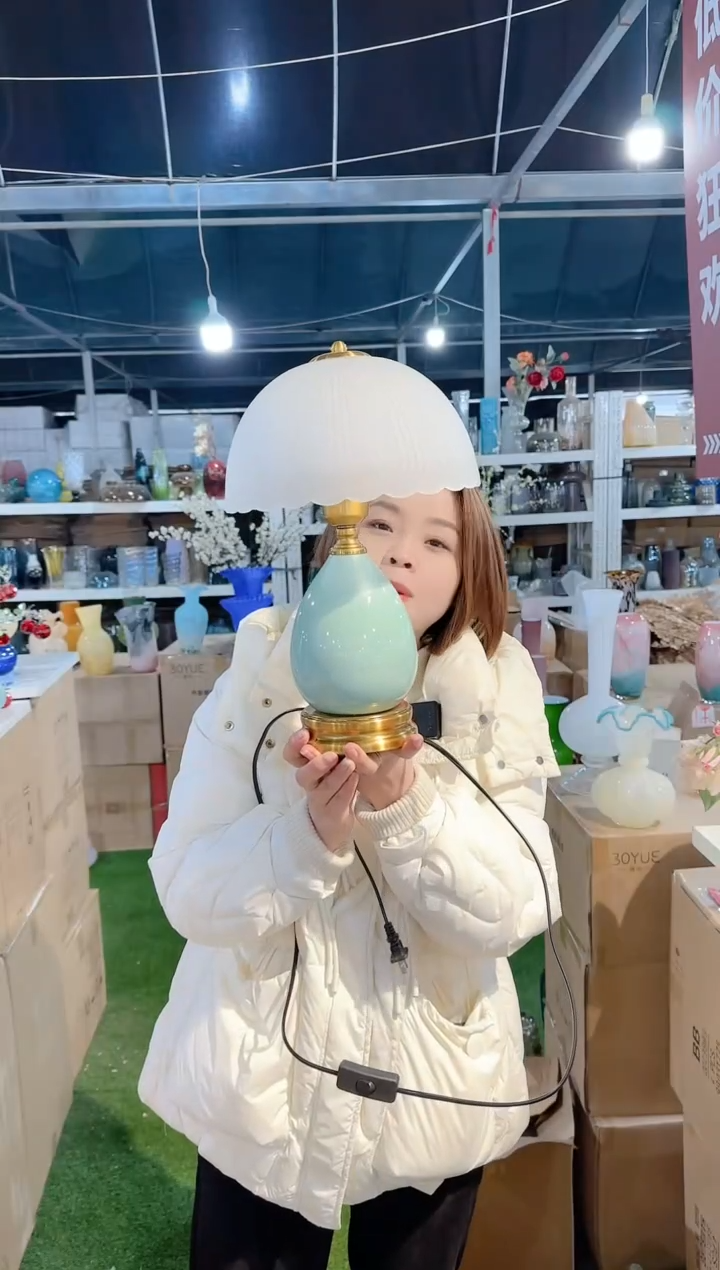 【闪购商品】登E-62陶瓷台灯