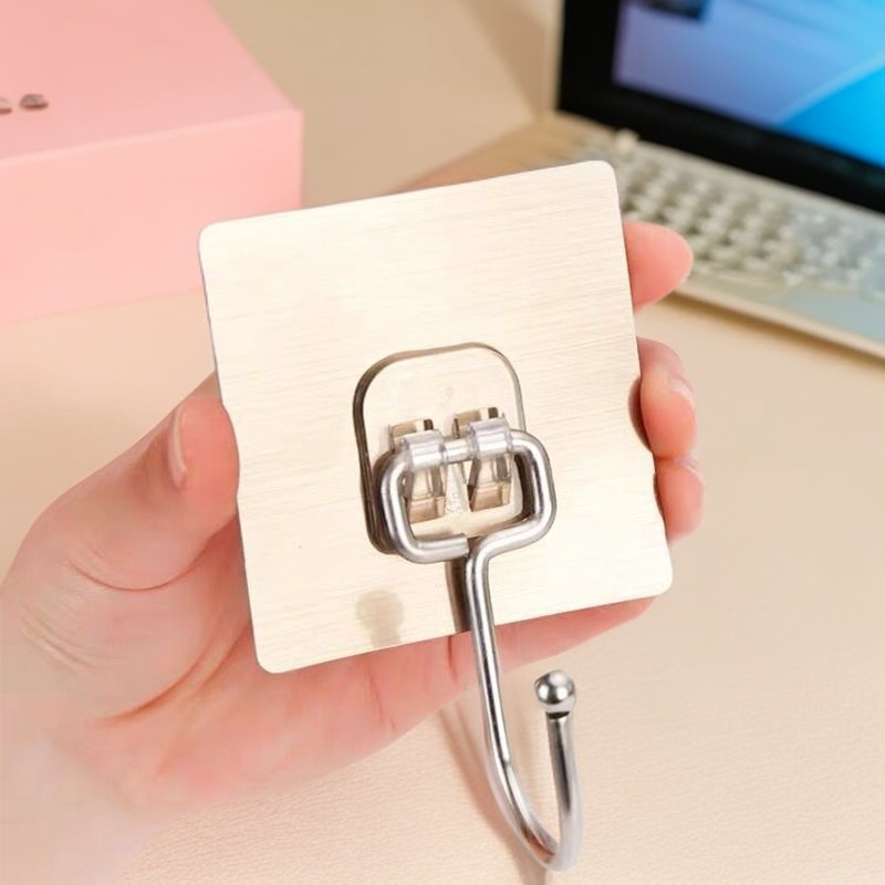 【到手10个大号挂钩】粘钩墙上自粘超强力不掉免打孔多功能