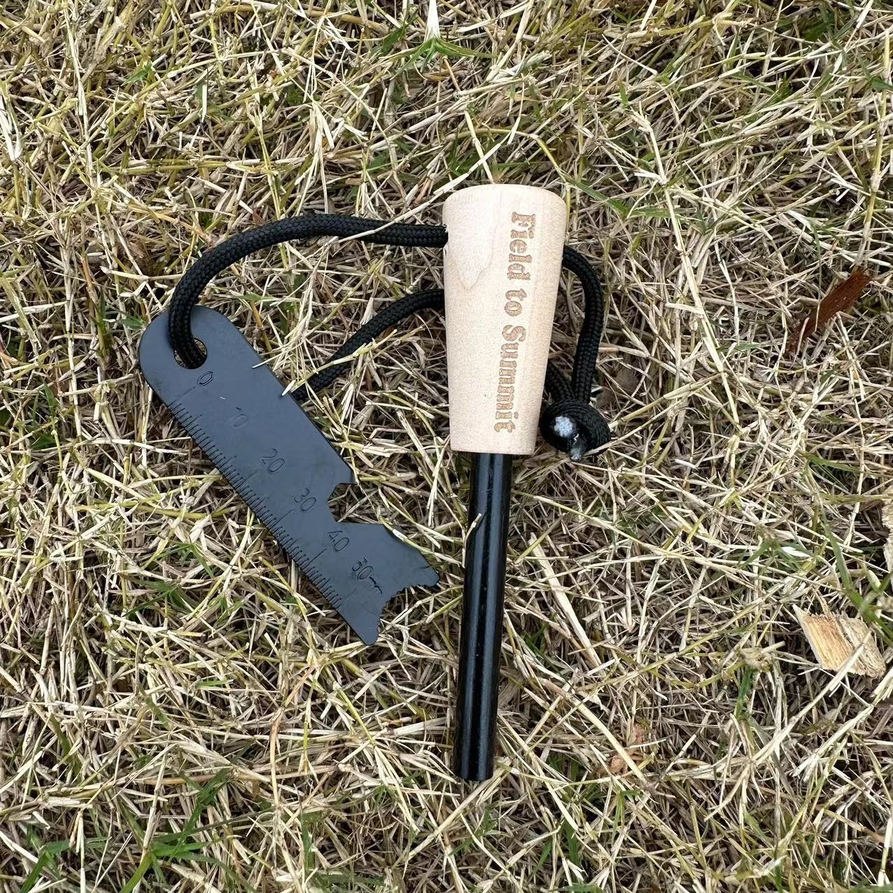 户外荒野生存装备打火石镁棒点火神器多用实用