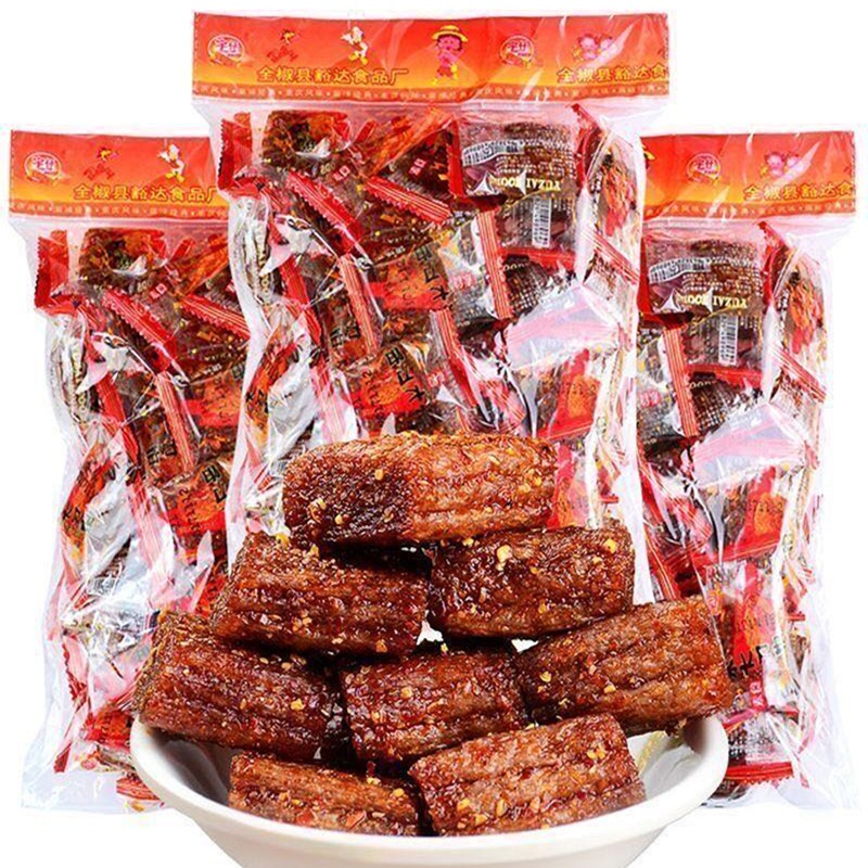 宇仔大刀肉网红辣条麻辣零食大礼包批发便宜怀旧儿时的味道辣条