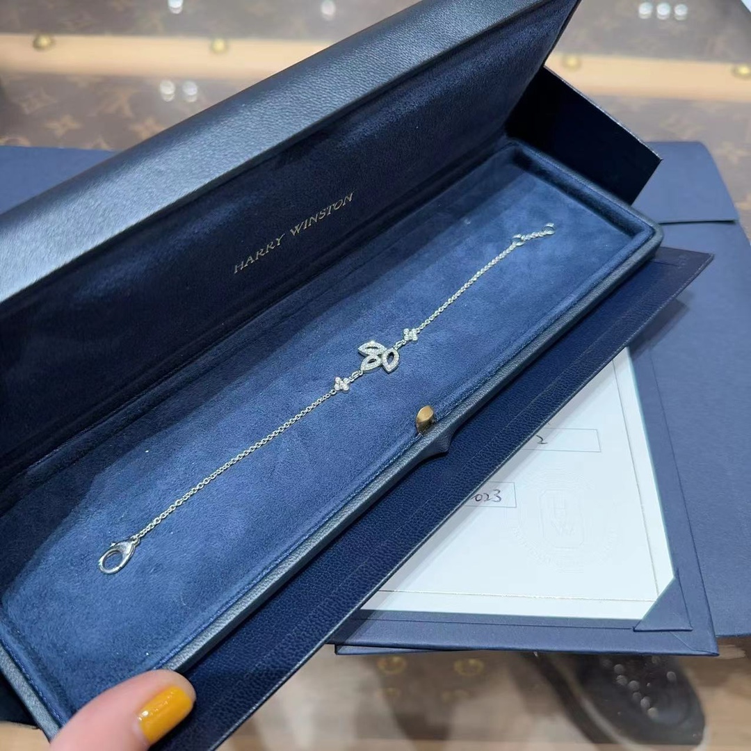 99新 Harry Winston/海瑞温斯顿 海瑞温斯顿/铂金钻石/链长17.5cm