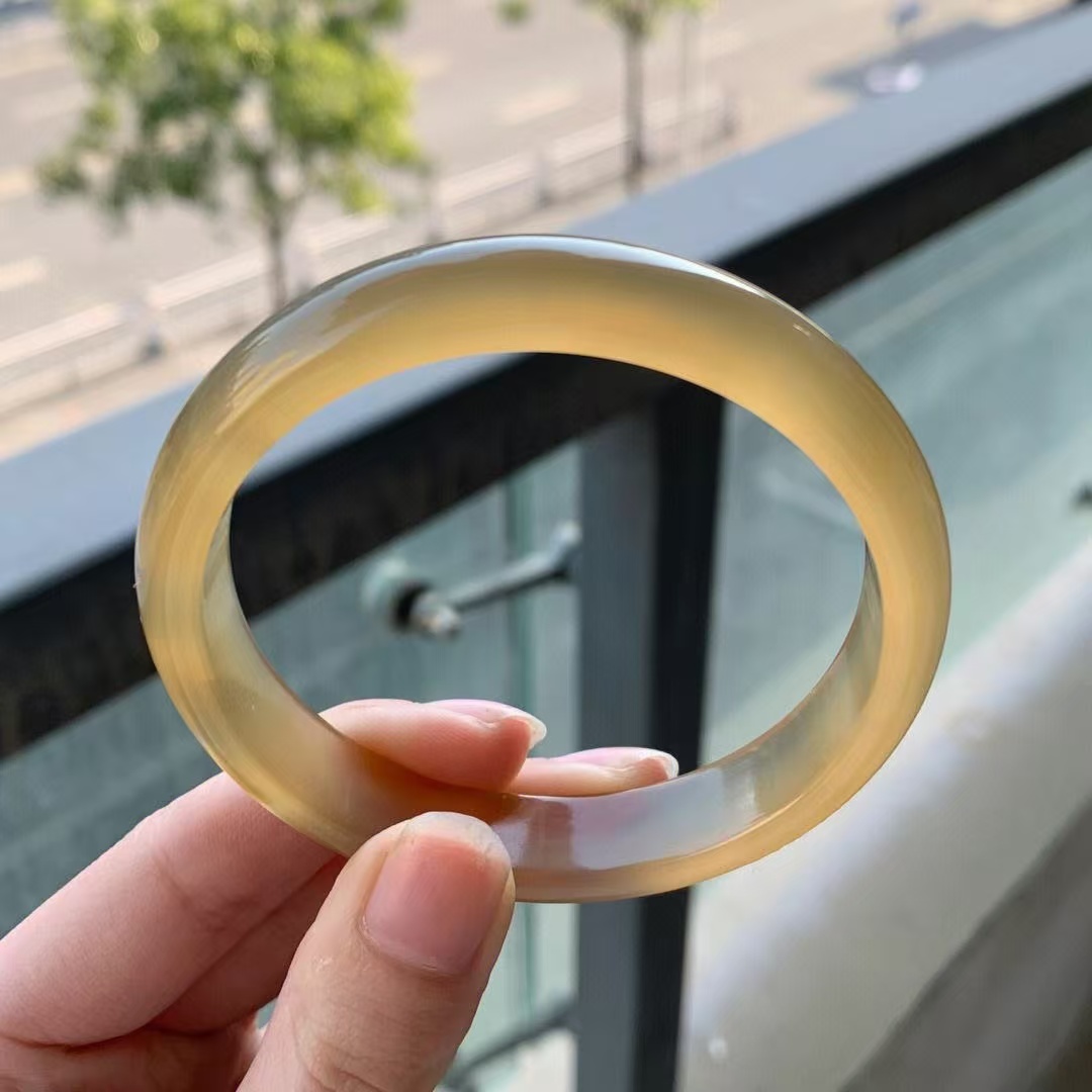 玛瑙手镯香槟金备注下单
