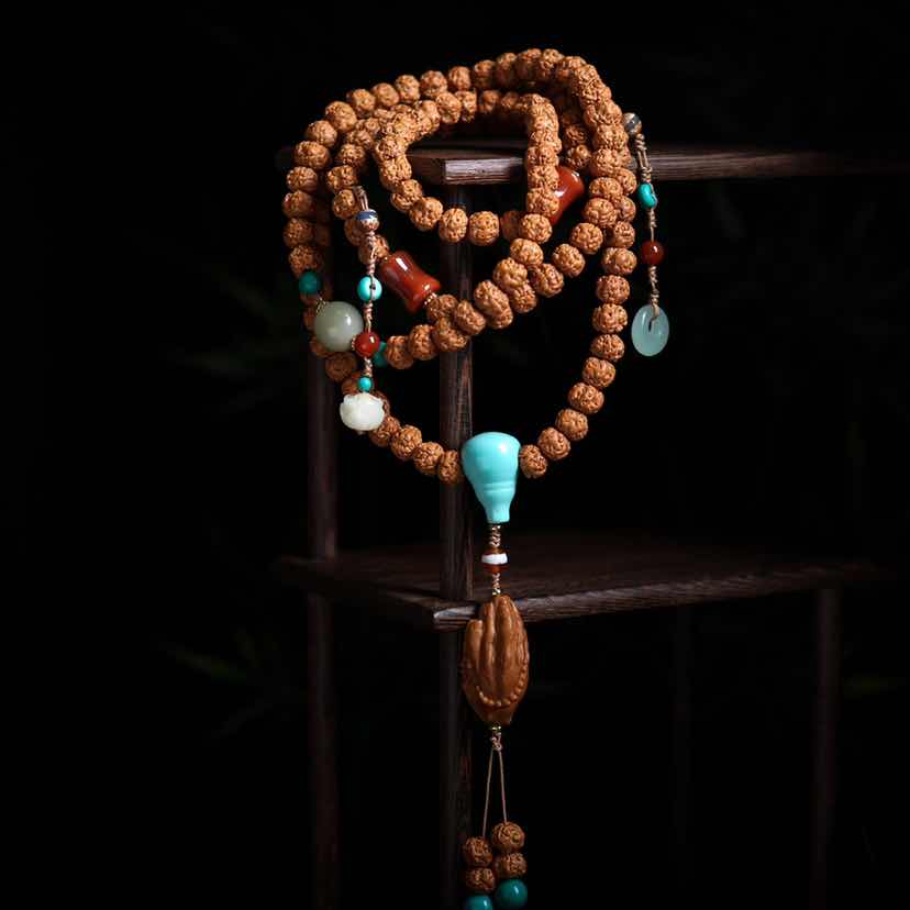 金刚菩提籽多圈手链9mm